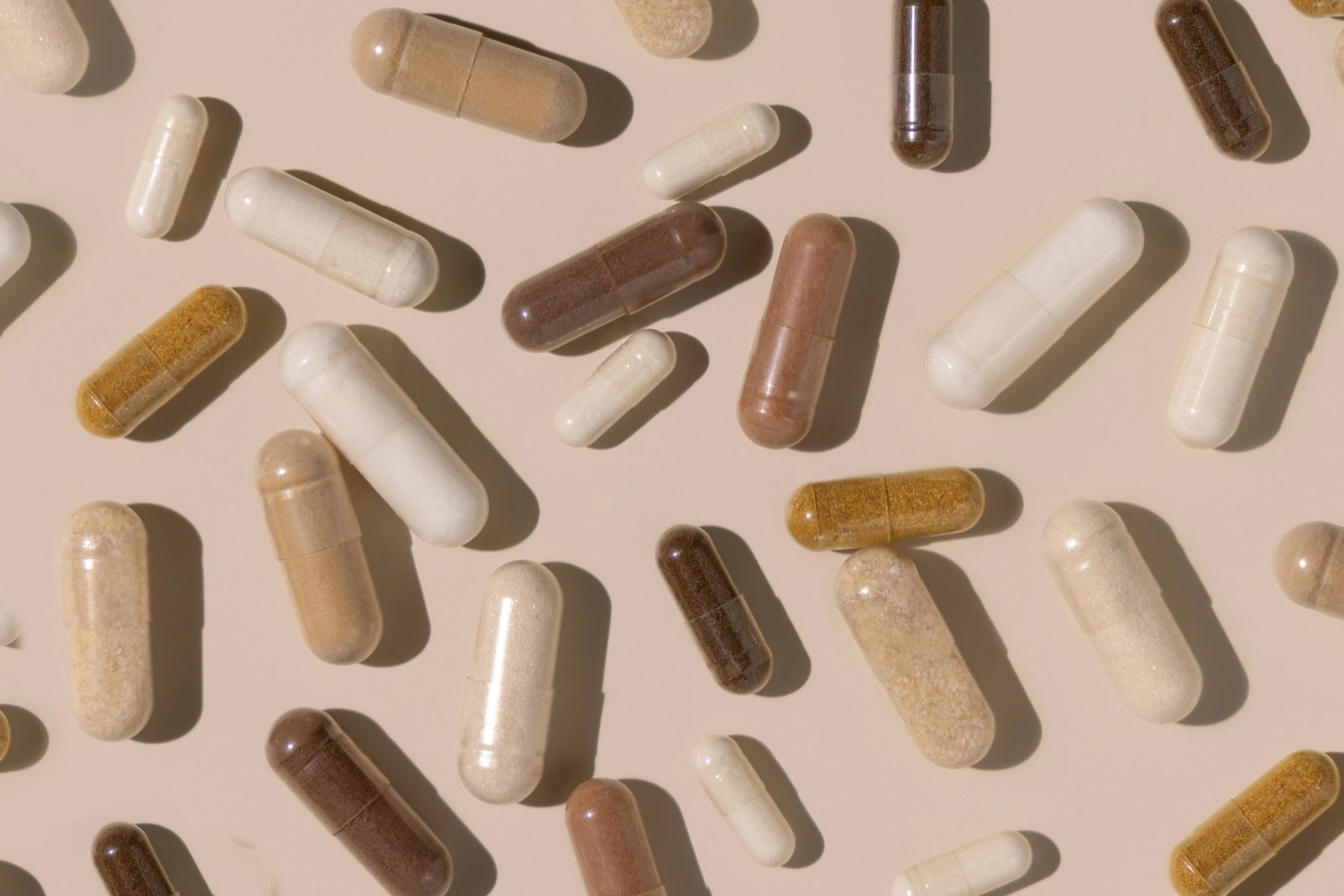 Various supplement capsules